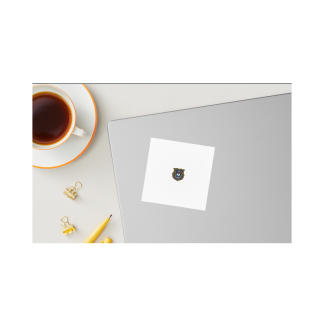 正方形ロゴステッカー